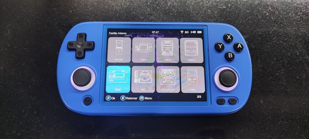 Consola portátil gaming retro anbernic RG40xxH