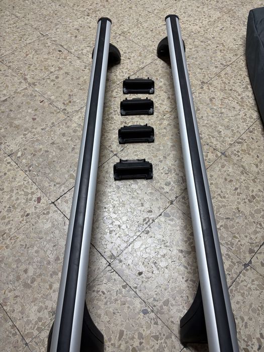 Mala tejadilho dobrável 340L mais barras de tejadilho