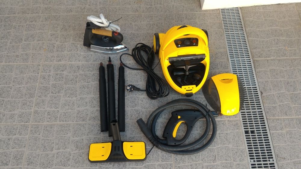 Ferro de engomar+Máquina de limpeza a vapor