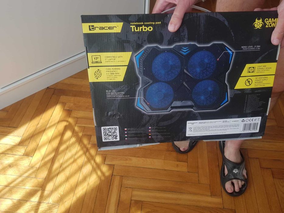 Podstawka CHŁODZĄCA Tracer POD LAPTOPA podkładka 12- 17' cali jak nowa