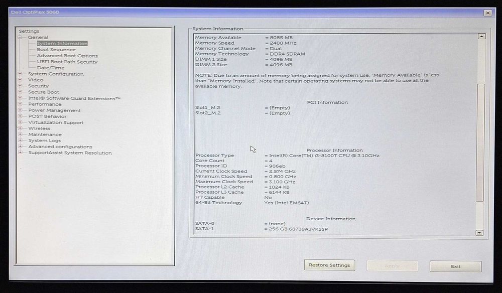 Dell Optiplex 3060 micro i3-8gen HDMI Home Assistant, Proxmox, serwer,