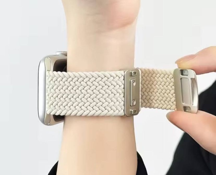 Ремешок браслет текстильний для apple watch 44mm 45 mm 46 mm 49 mm