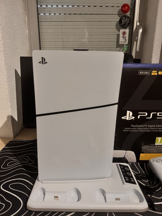 PlayStation 5 Slim Digital + Leitor de Discos + Base OIVO com Carregador (Com Fatura e Garantia)