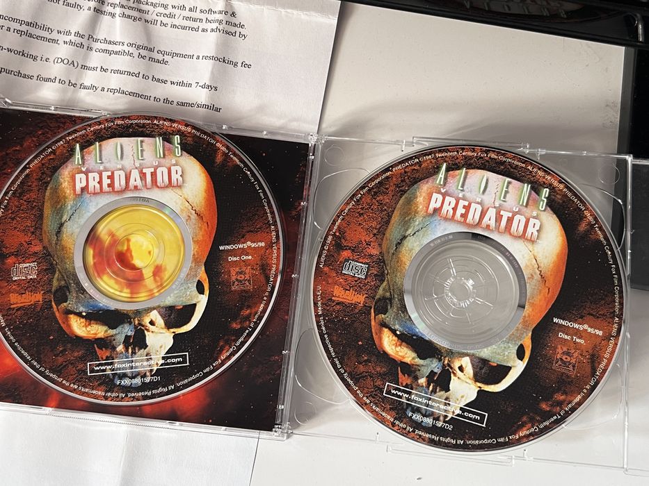 ALIEN VS PREDATOR – Big Box PC Edition (1999) – EN