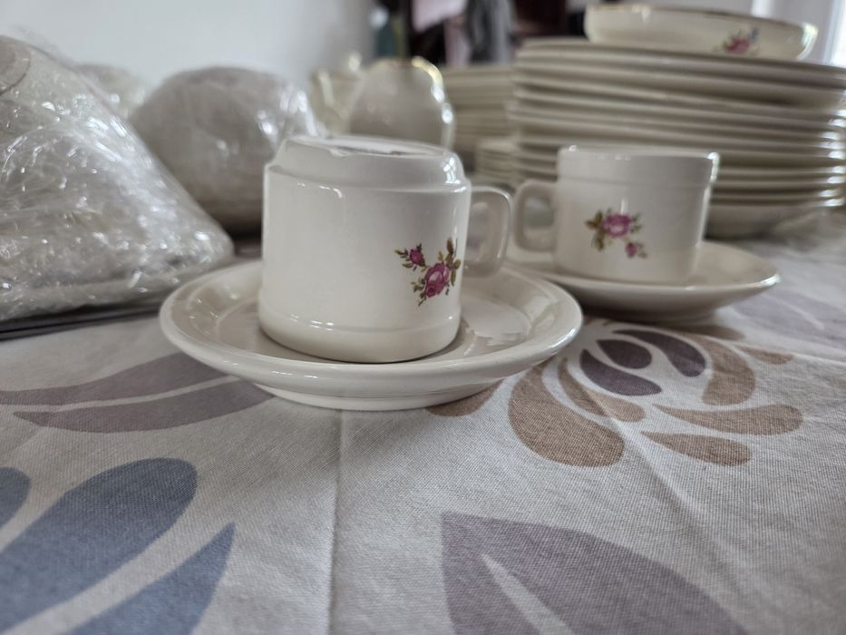 Servico jantar, chá e café Cesol e Sacavém. Arte Deco