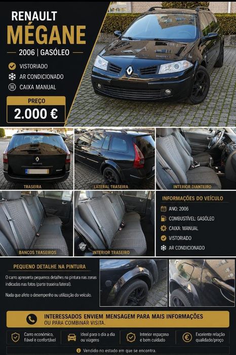 Carrinha Renault Megane III - 1.5 dci 2006