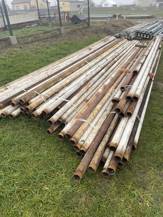 Rury stalowe 76/60 x4mm wygrody zagrody słupki