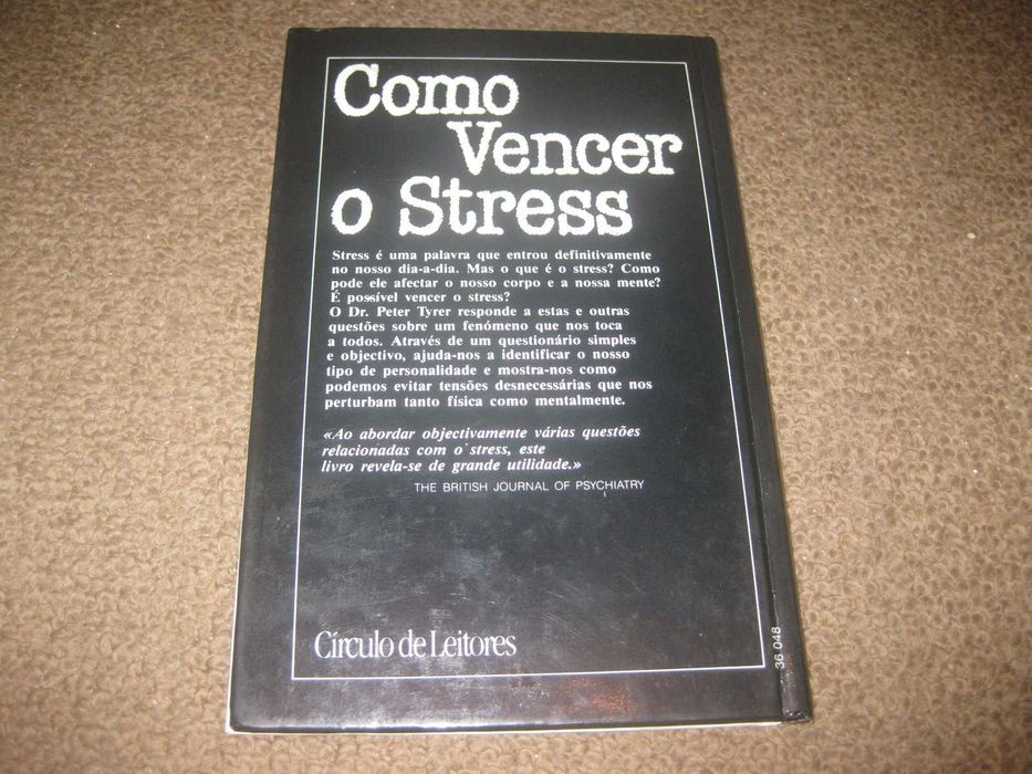Livro "Como Vencer o Stress" de Peter Tyrer