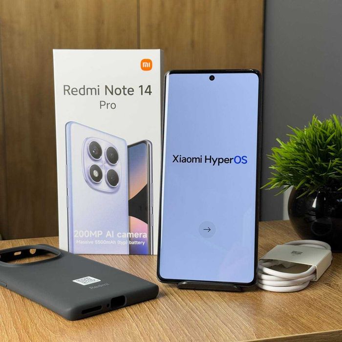 Телефон Xiaomi Redmi Note 14 Pro 4G 8/256Gb Black Купити Смартфон