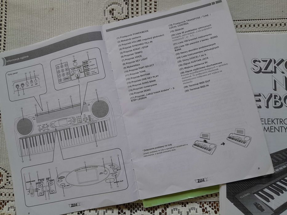 Sprzedam keyboard Casio LK -43, w doskonałym stanie