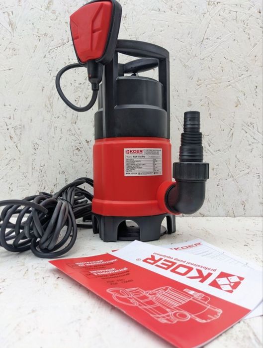 Насос фекально дренажний. Мідна обмотка. Гарантія 3 роки