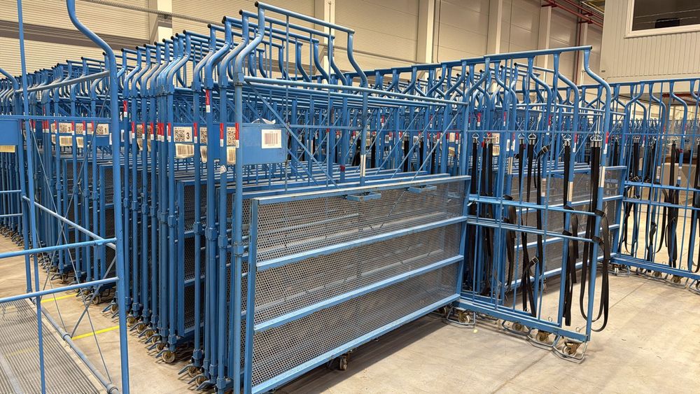 korlety wózki systemowe