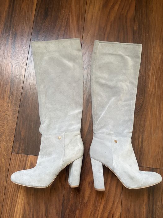 Buty do kolan na obcasie