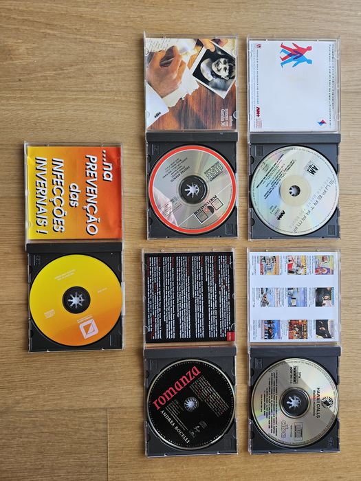 CDs Bocelli, Supertramp, Freitas Branco