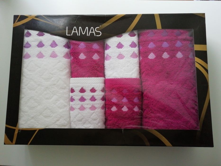 Jogo de Banho, 6 Toalhas, NOVO - 100% Algodão!