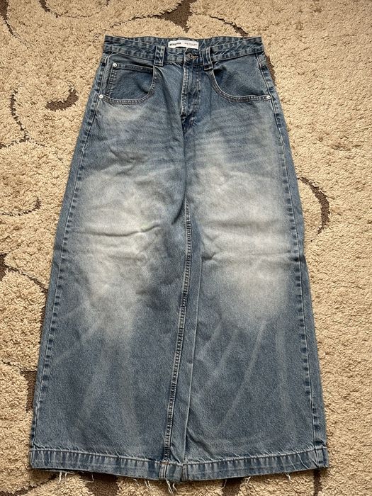 Джинси широкі Bershka