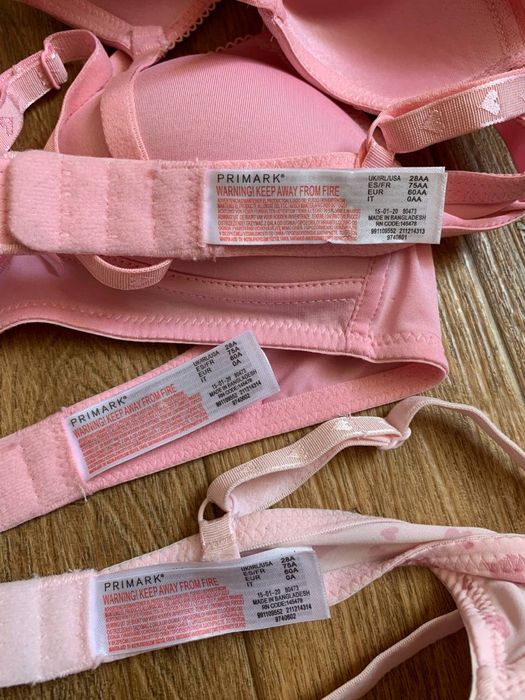 нові ліфчики, бюстгальтери від primark на дівчинку