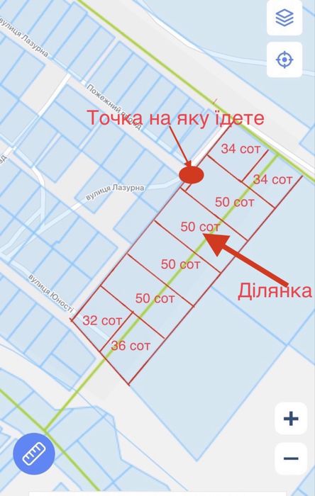 Продам 50 соток під забудову смт Макарів Київська обл.