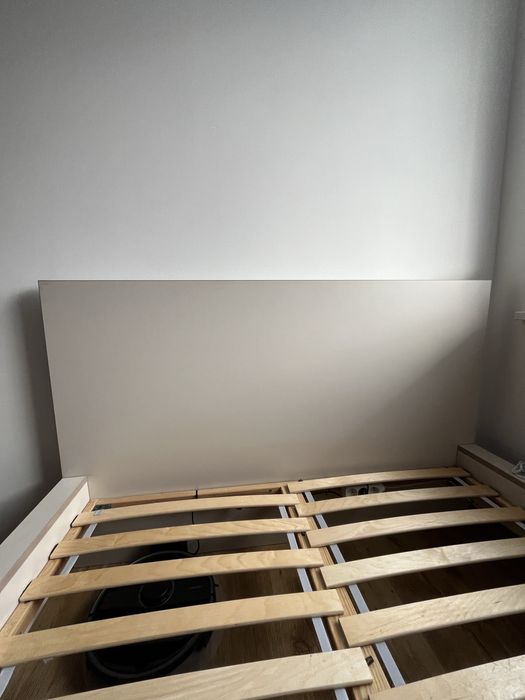 Łóżko 140x200 cm od stolarza na wzór modelu IKEA MALM - beż jasny