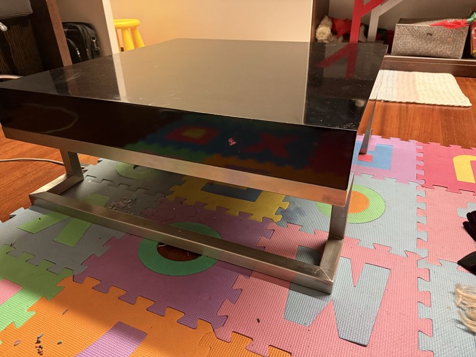 Mesa centro sala estar casa 75cm/75cm/30cm