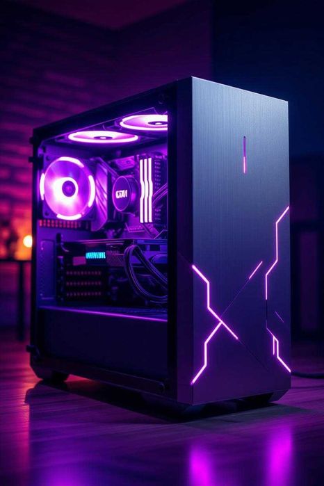 Komputer Gamingowy RTX5060, Ryzen 5 , SSD, 16GB RAM W11