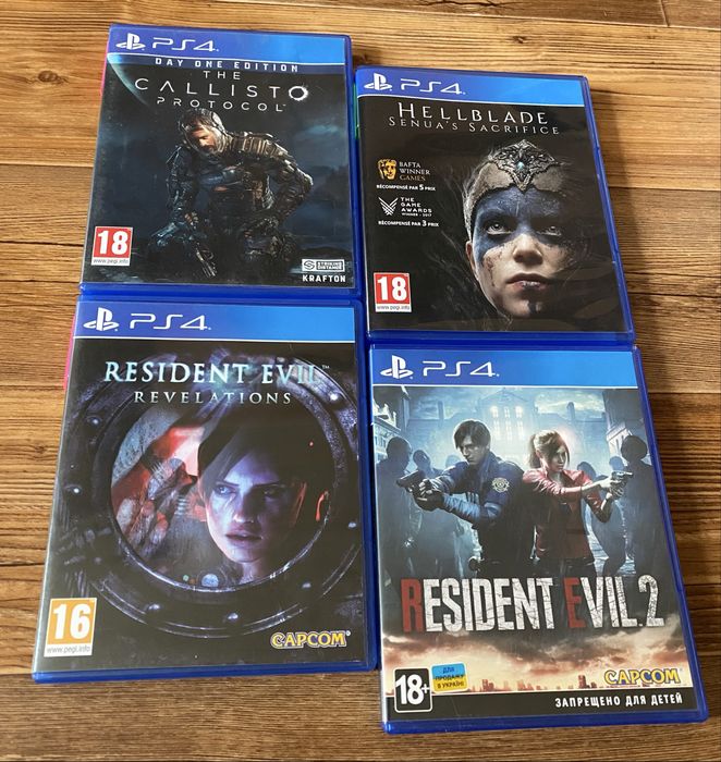 Sony PS4: Resident Evil, RDR, KillZone, FarCry, God of War, Outlast