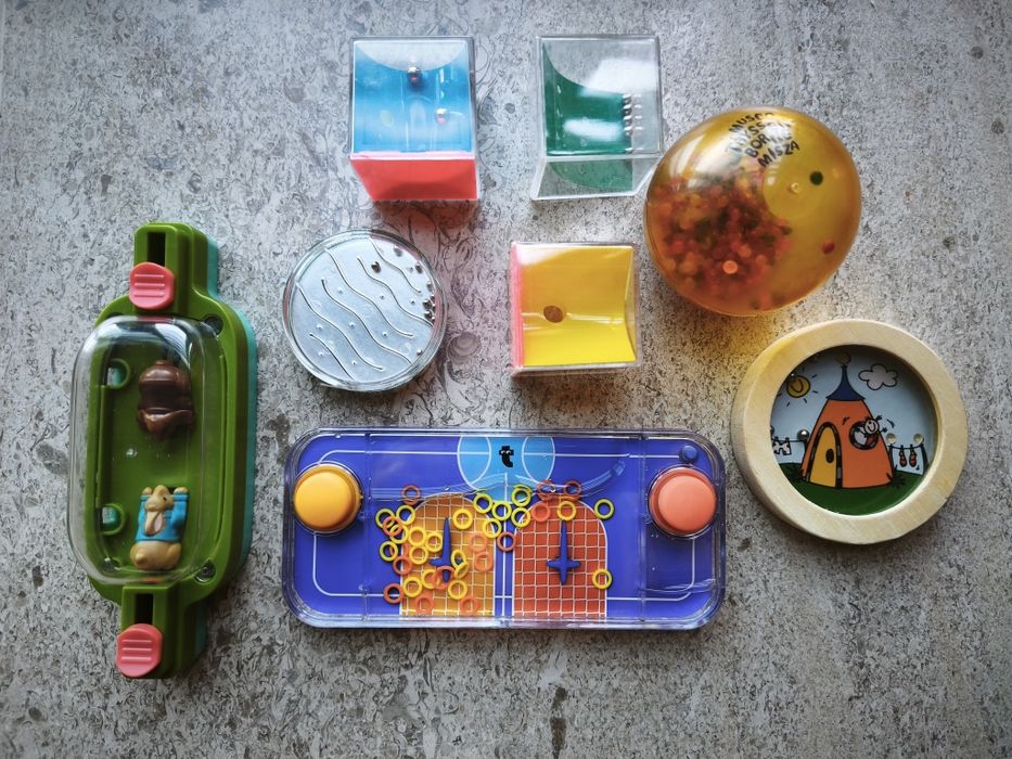 Brinquedos de coordenação e concentração