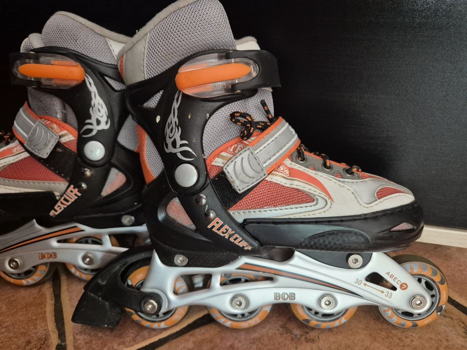 Rolki rozm. 30 - 33 raz użyte, spartan sport ABEC 7