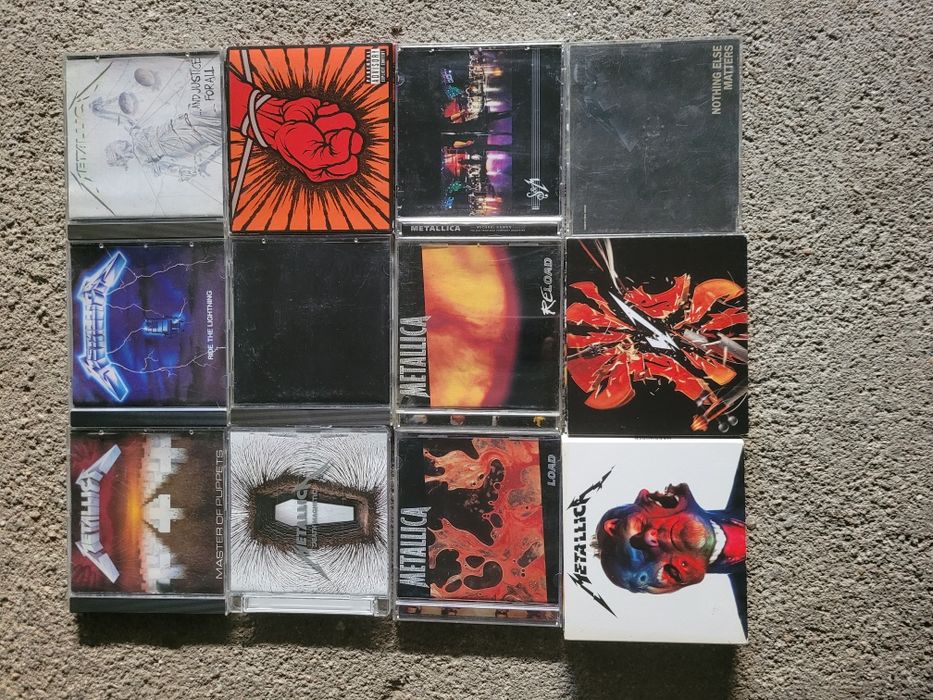 12 cds da banda Metallica