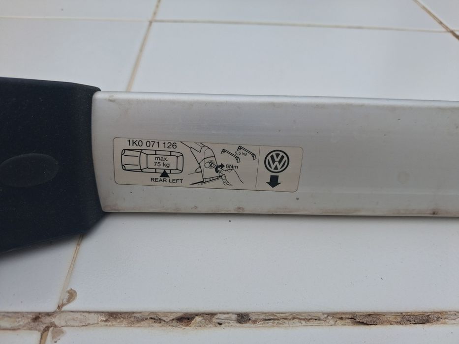 Barras de tejadilho originais Volkswagen