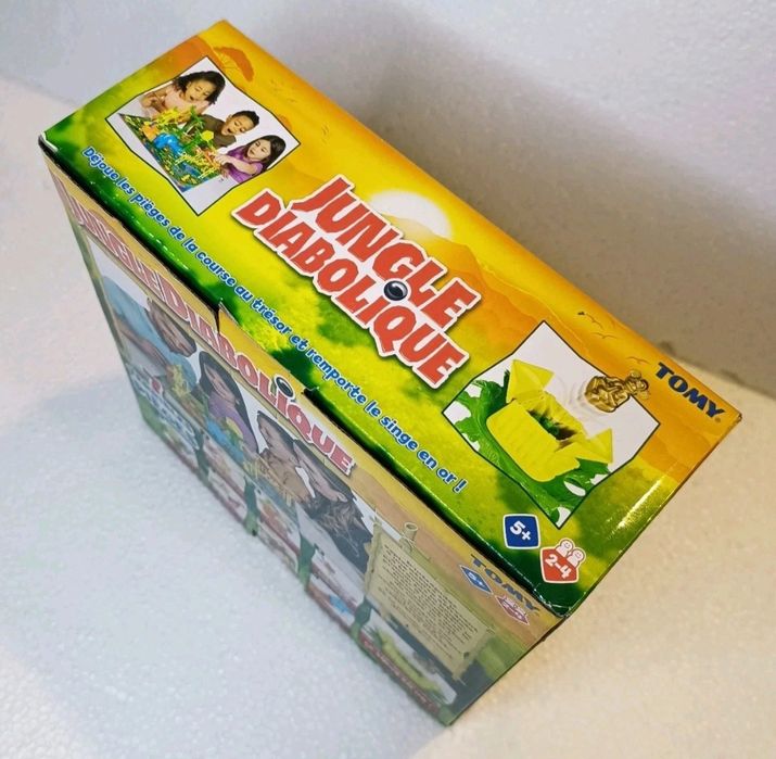 Jogo Tabuleiro Jungle Diabolique Rumble in the Jungle da Tomy Novo/Sld