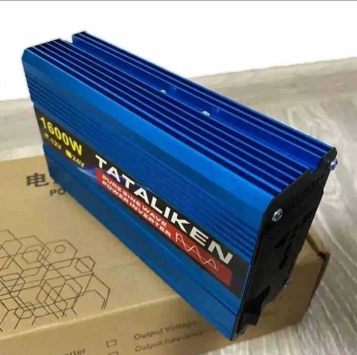 Інвертор перетворювач 12-24V на 220V з чистою синусоїдо Tataliken