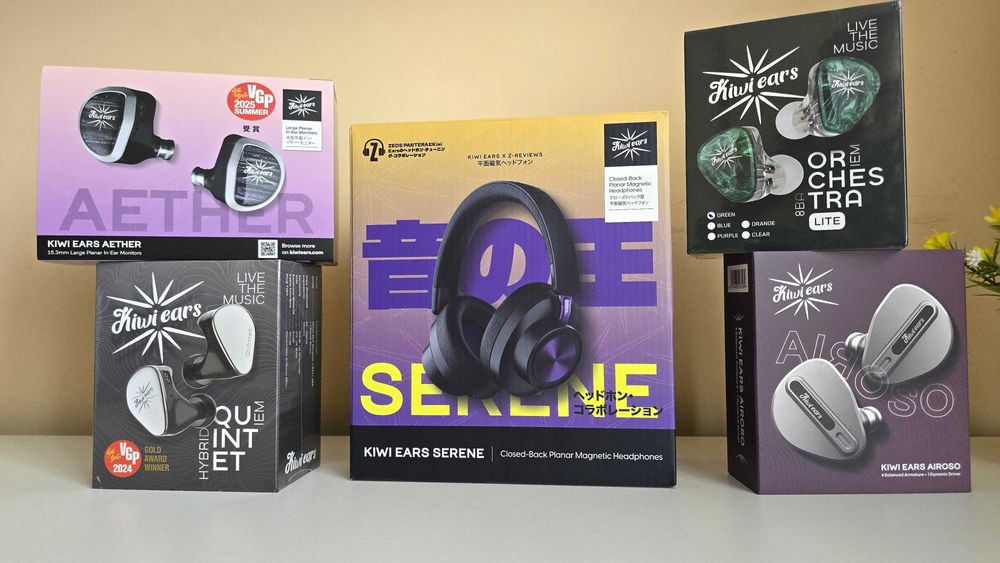 KIWI EARS Serene, Hbb Punch, Airoso, Aether, Оrchestra lite, Quintet