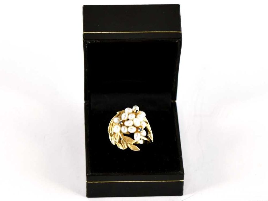 Anel em PLAQUE DE OURO 14k C/marca