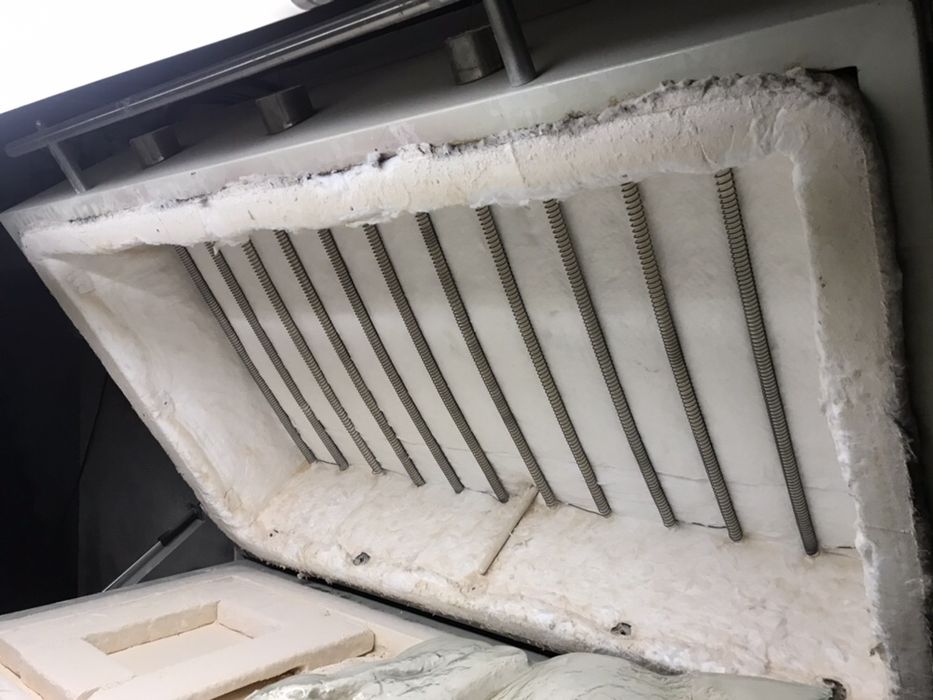 Forno de vidro fusão