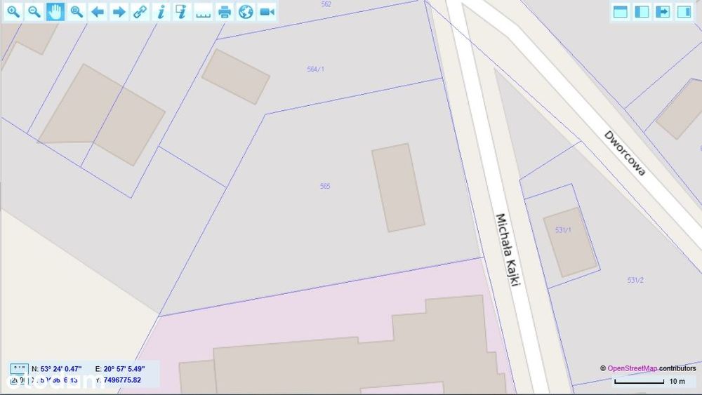 Duża działka budowlana z mediami w centrum Wielbarka - Widok 5