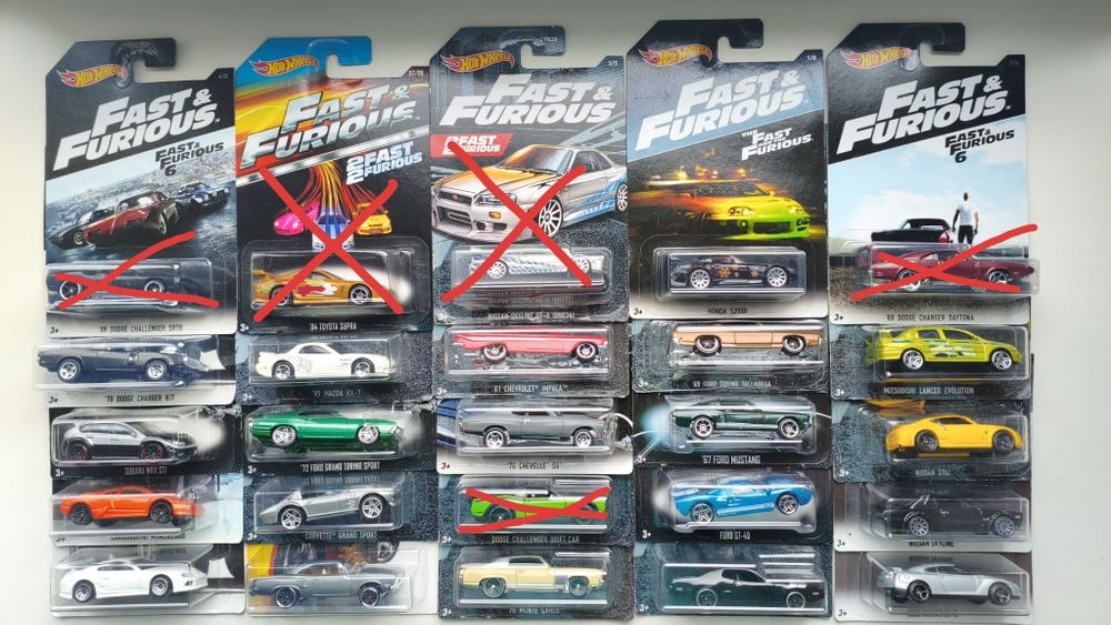 hot wheels fast furious - купить игрушки для детей - Цена на OLX.ua