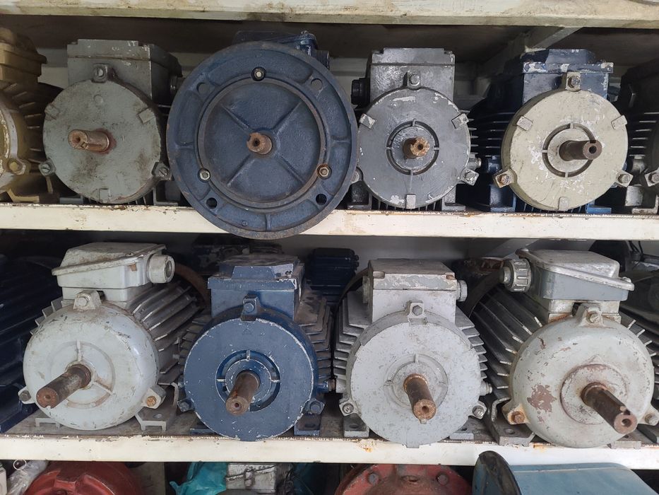 Асинхронные электродвигатели  220-380,с подключением в 220В под ключ.