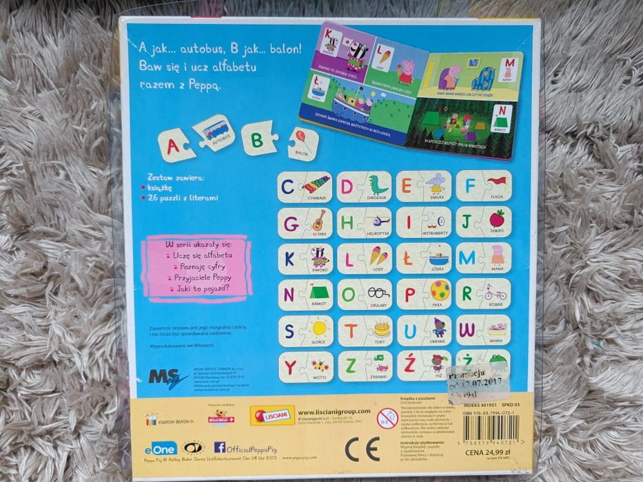 Gry edukacyjne Fischer Price i Świnka Peppa
