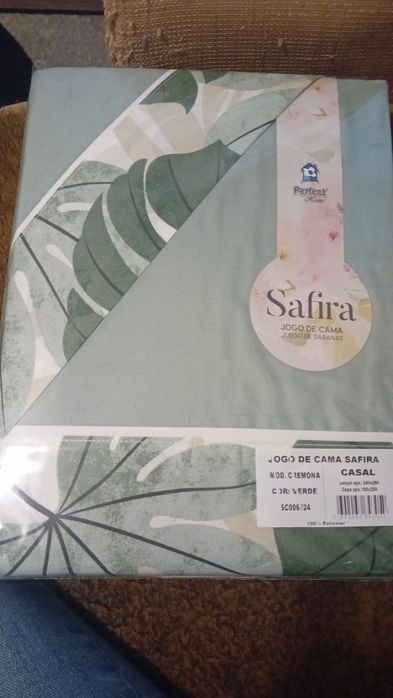 Jogo de lençóis de cama casal