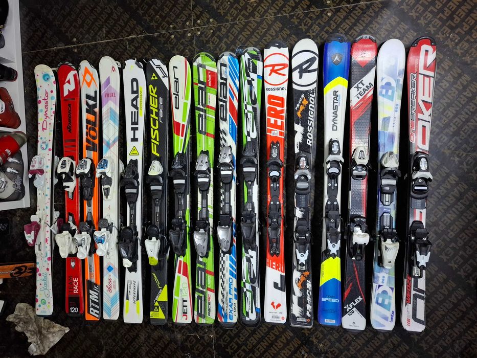 narty 120cm Atomic Fischer Head Elan Rossignol Dynastar  Volkl Tecnopr