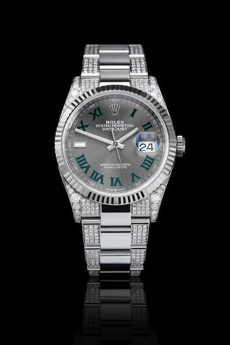 Zegarek Rolex Datejust 36 z diamentami iced, Wimbledon