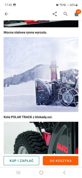 Odśnieżarka AL-KO 62cm  6KM