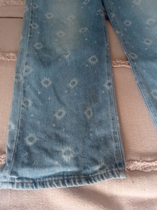 Spodnie jeansy Zara szeroka nogawka 164