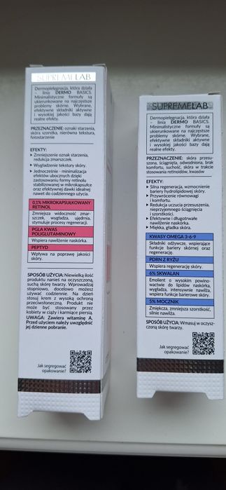 Bielenda SupremeLab Retinol + Omega nowy zestaw