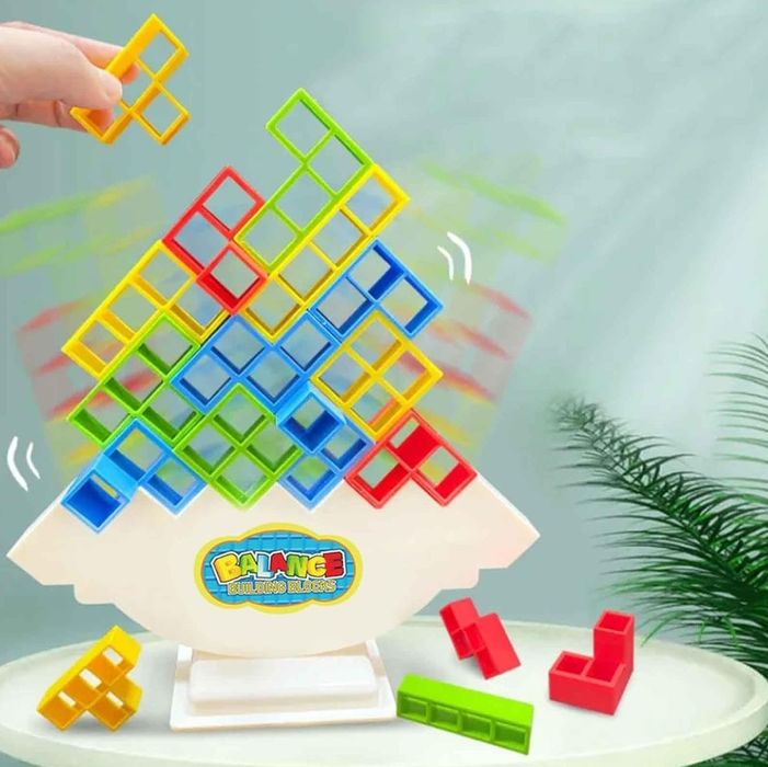 AWAVM Tetra Tower, zestaw do układania w stosy Tetris