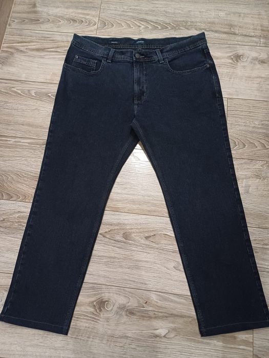 Spodnie męskie granatowy jeans na niską osobę  Pioneer W38 L 30