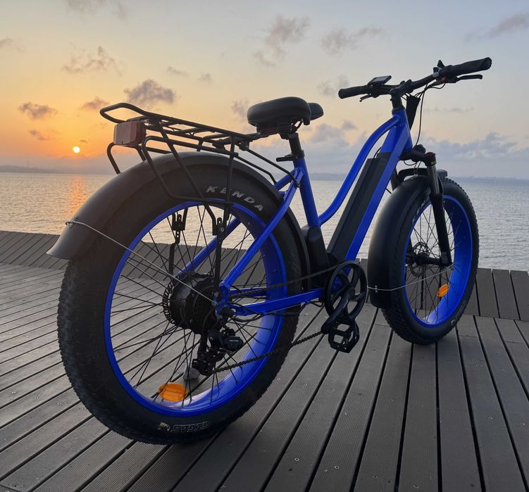 Bicicleta Elétrica Fat Tire – 70 km/h - Só 550KM de uso – Como Nova