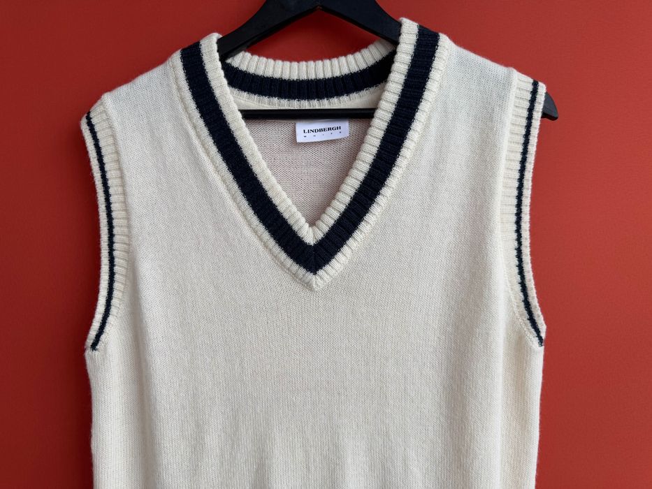 Lindbergh Оригінал чоловічий жилет жилетка безрукавка светр розмір S M