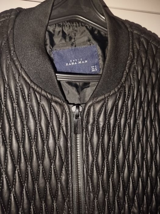 Men's Zara black Jacet (bomber)